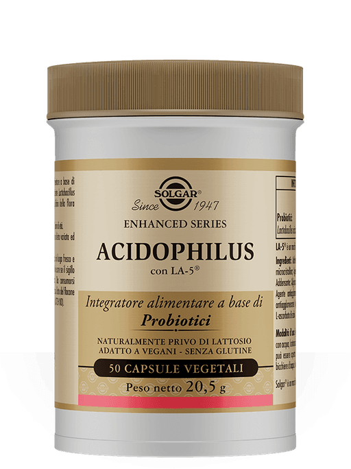 Probiotiques (ferments lactiques) – 50 gélules | Solgar Acidophilus