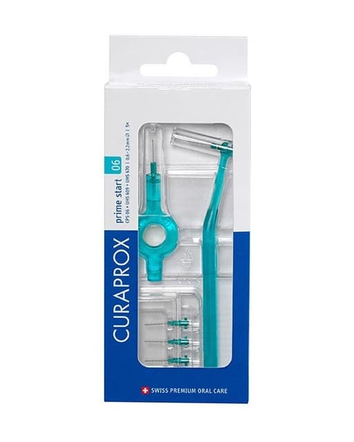 CURAPROX CPS 06 PRIME – Kit brossettes interdentaires turquoise