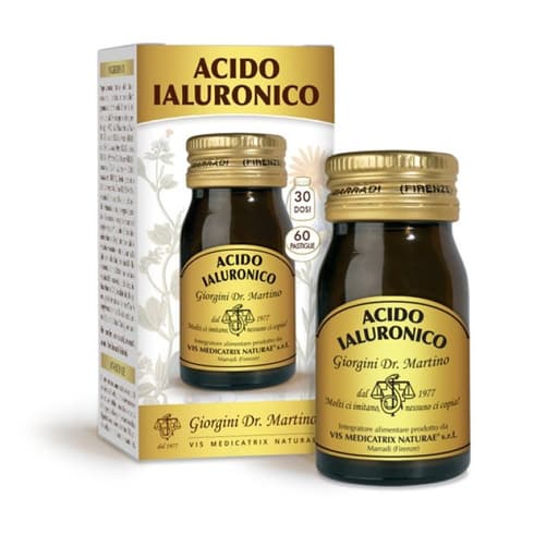 Glucosamine 250 mg + Multivitamines – 60 pastilles | Dr. Giorgini Acide hyaluronique