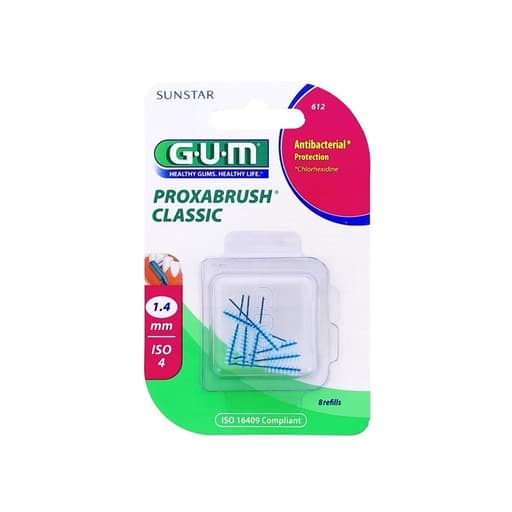 GUM Brosse à dents Butler RIC Fin Cylindrique – Pack de 6