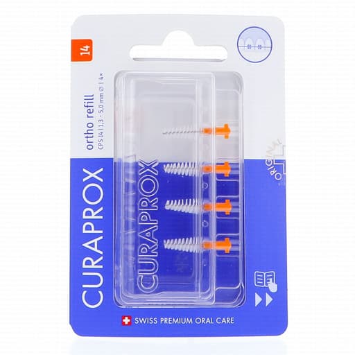 Curaprox CPS 14 Ortho – 4 têtes