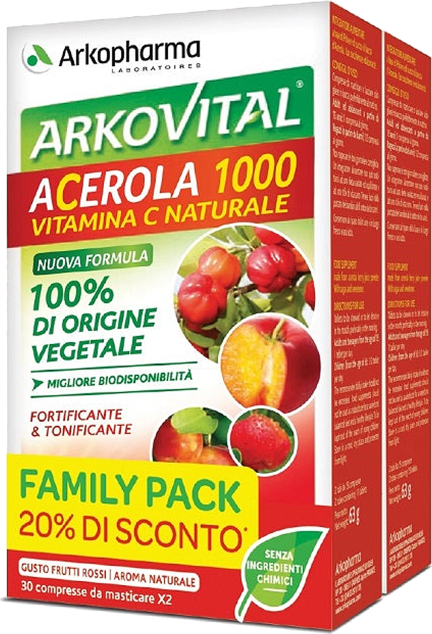 Acérola 1000 – 60 Comprimés